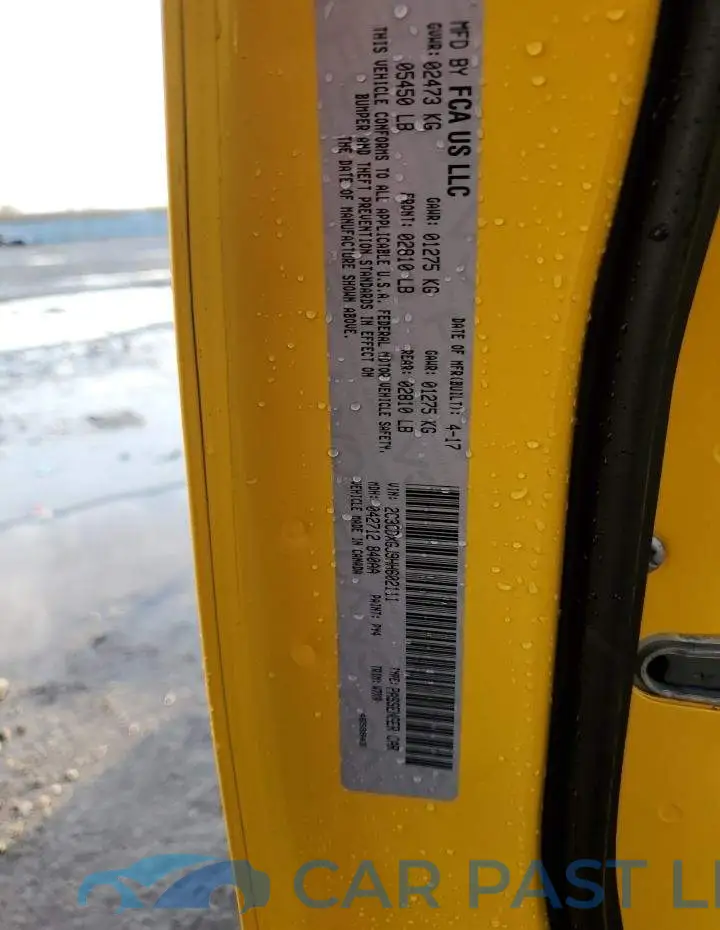 2C3CDXGJ9HH602111# 13