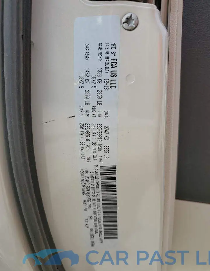 2C4RC1GG7KR604256# 14
