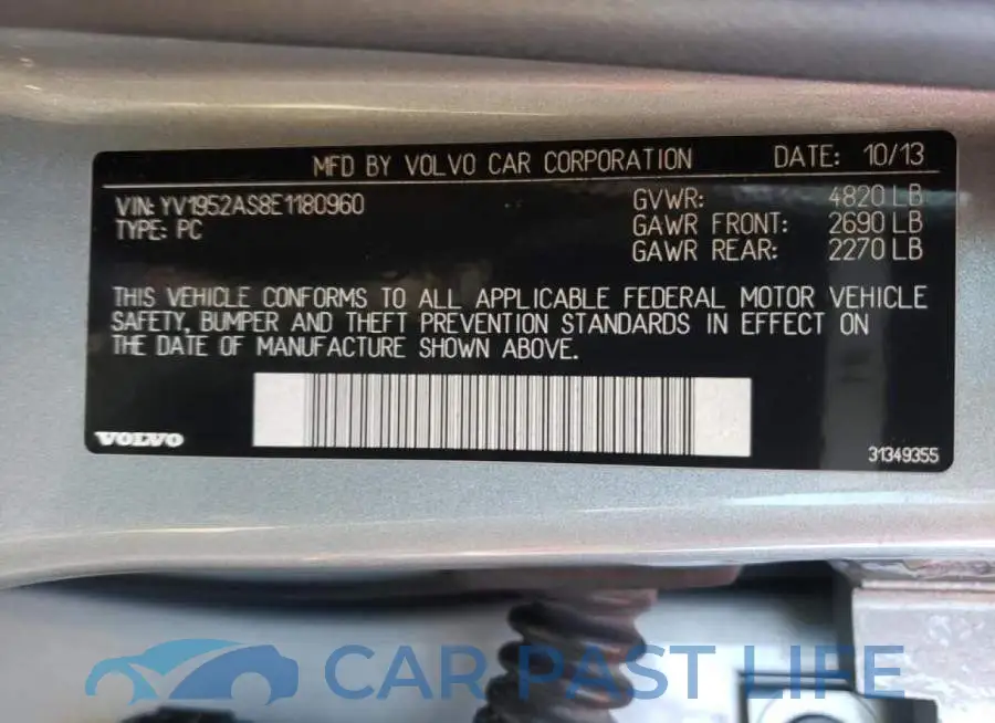 YV1952AS8E1180960# 13