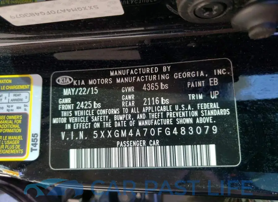5XXGM4A70FG483079# 12