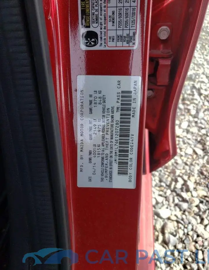 JM1BM1L76E1207280# 12