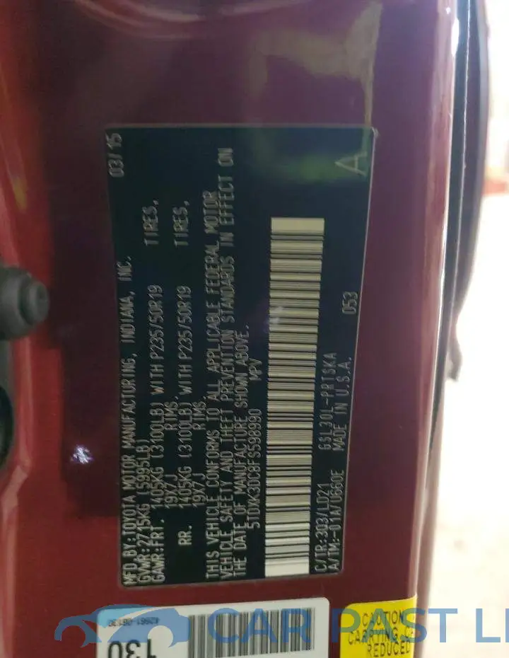 5TDXK3DC8FS598990# 12