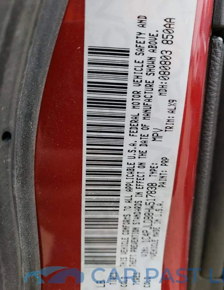 1C4PJLDB8HW517838# 13