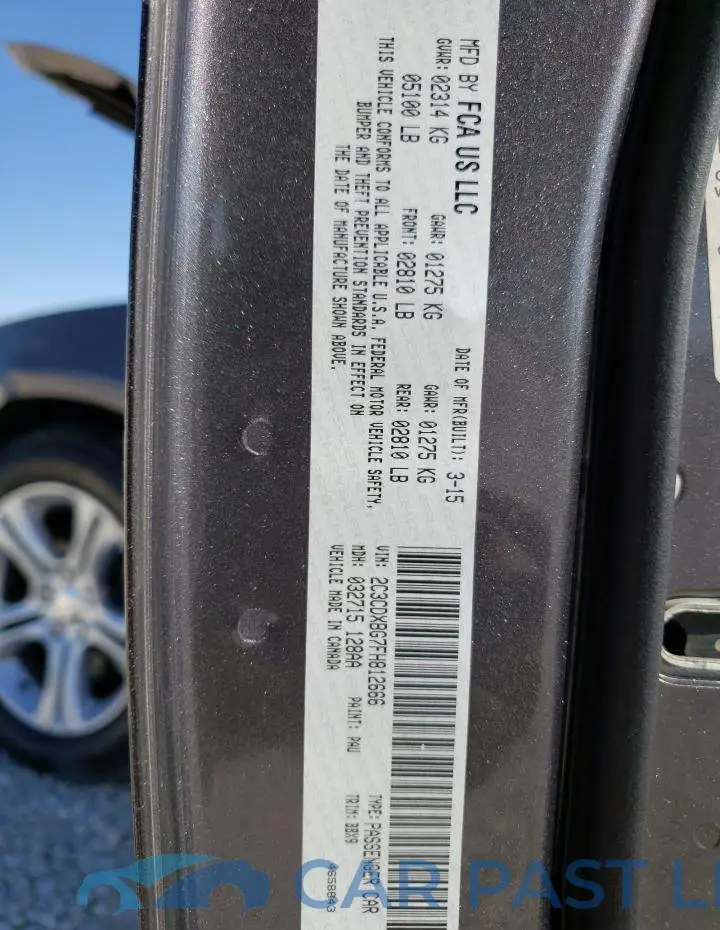 2C3CDXBG7FH812666# 12
