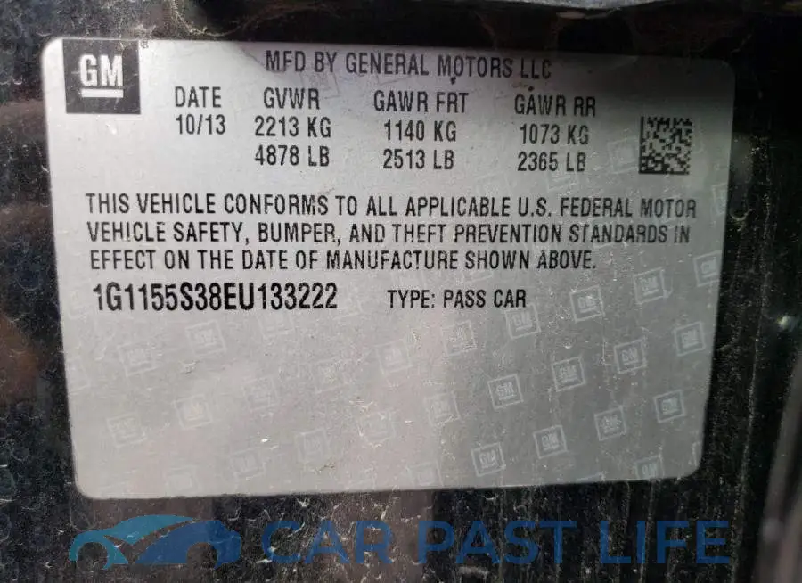 1G1155S38EU133222# 13