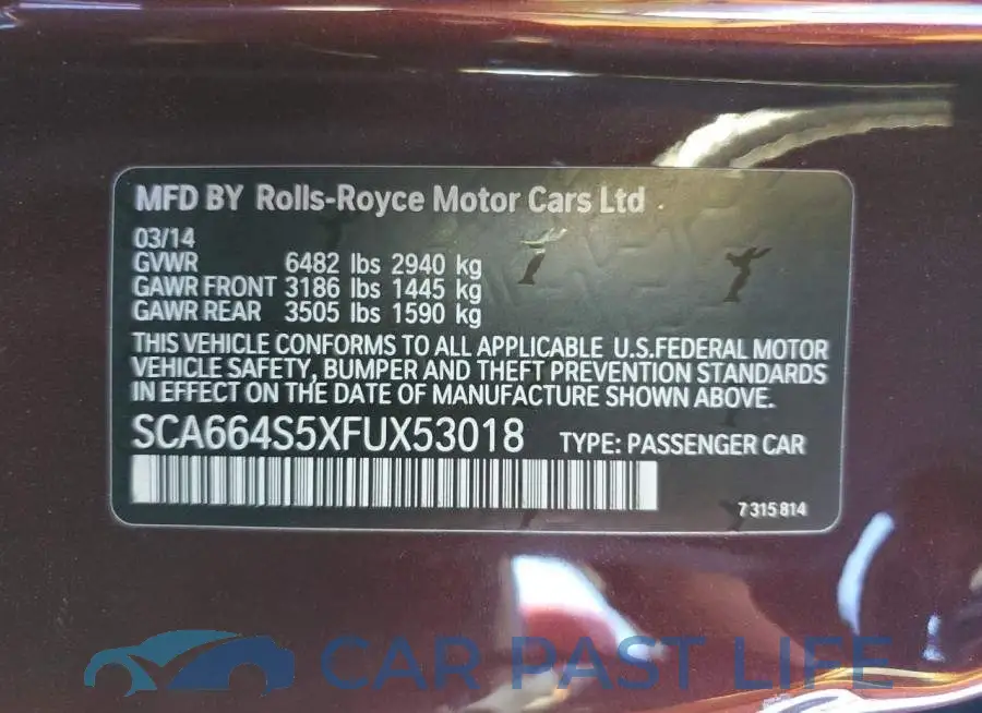 SCA664S5XFUX53018# 12