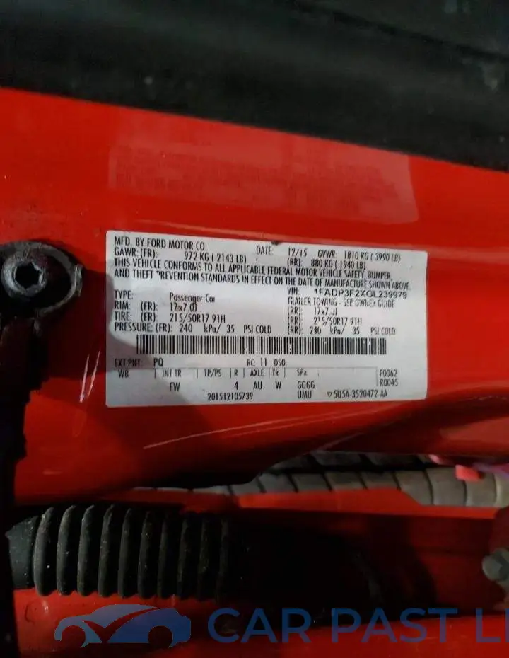 1FADP3F2XGL239979# 12
