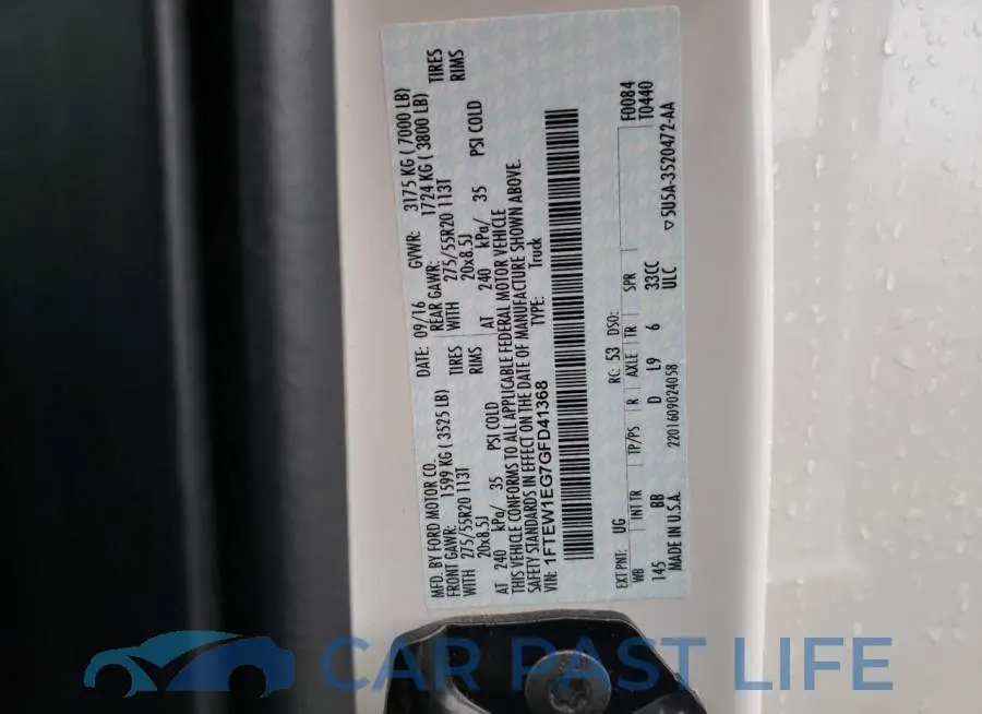 1FTEW1EG7GFD41368# 13