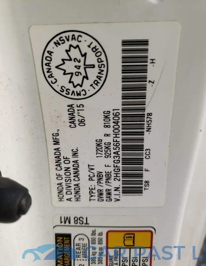 2HGFG3A56FH004061# 12