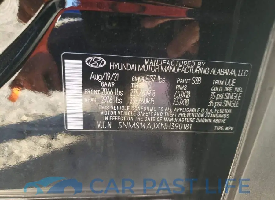 5NMS14AJXNH390181# 12
