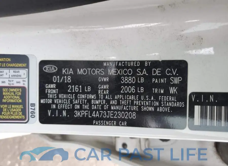 3KPFL4A73JE230208# 12