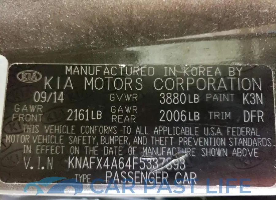 KNAFX4A64F5337893# 12