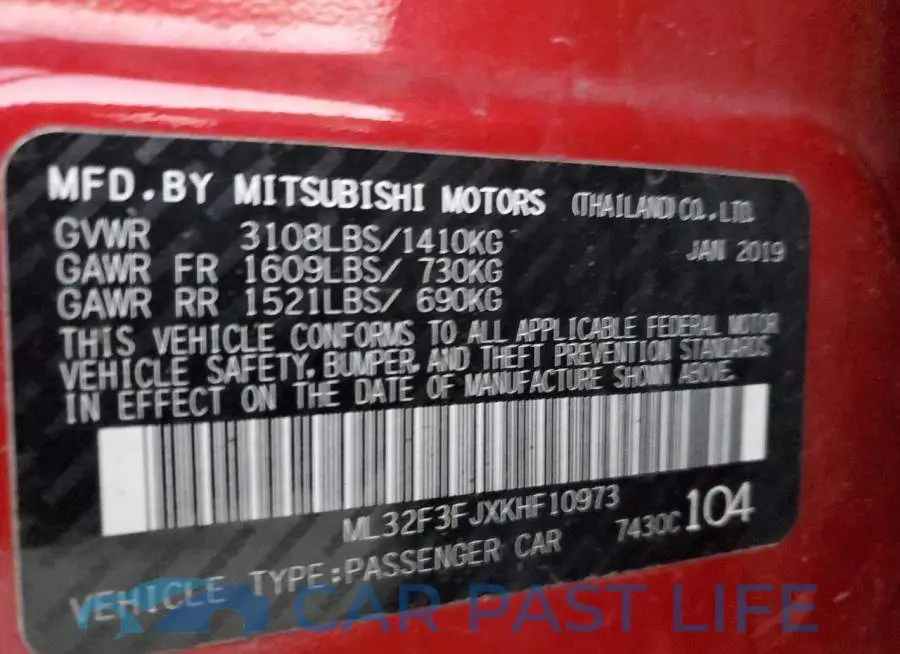 ML32F3FJXKHF10973# 12