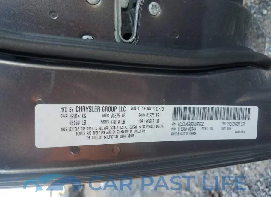 2C3CDXBG8EH187662# 12