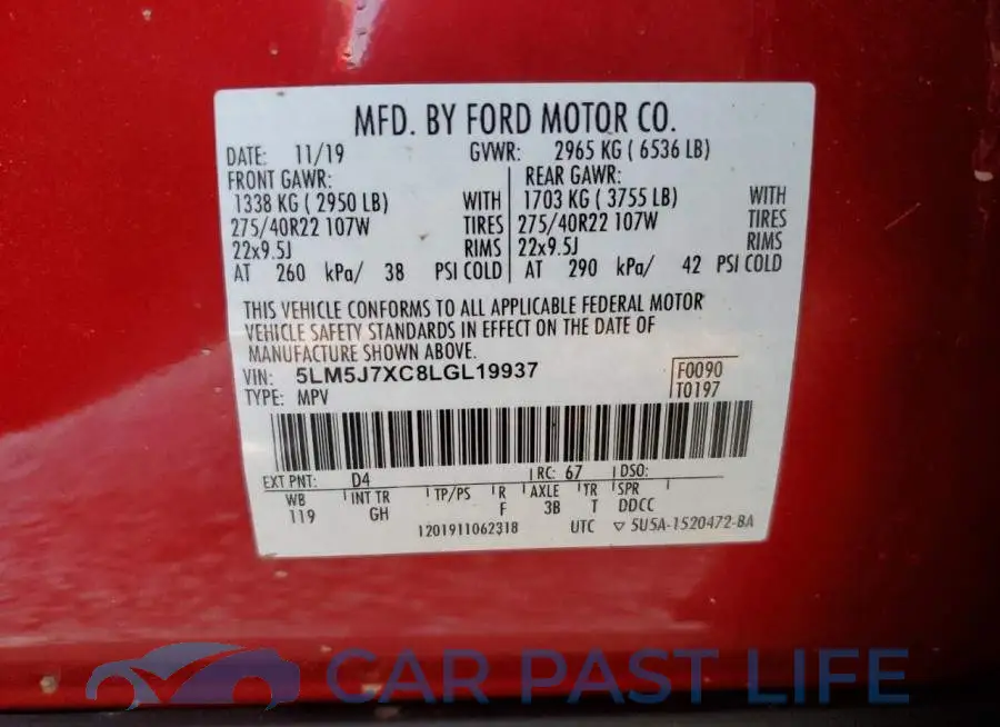 5LM5J7XC8LGL19937# 13