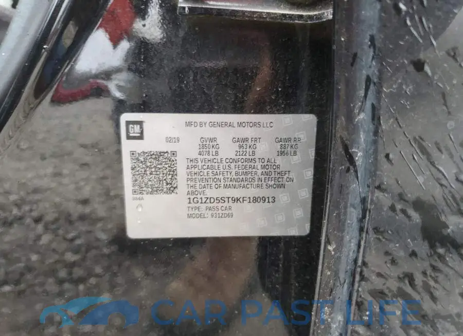 1G1ZD5ST9KF180913# 12