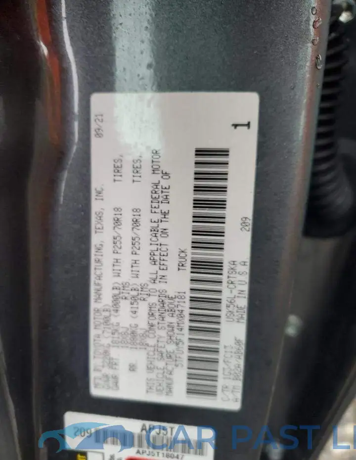 5TFUY5F14MX047181# 12