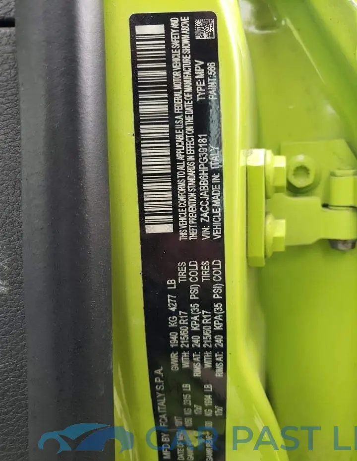 ZACCJABB6HPG39181# 13