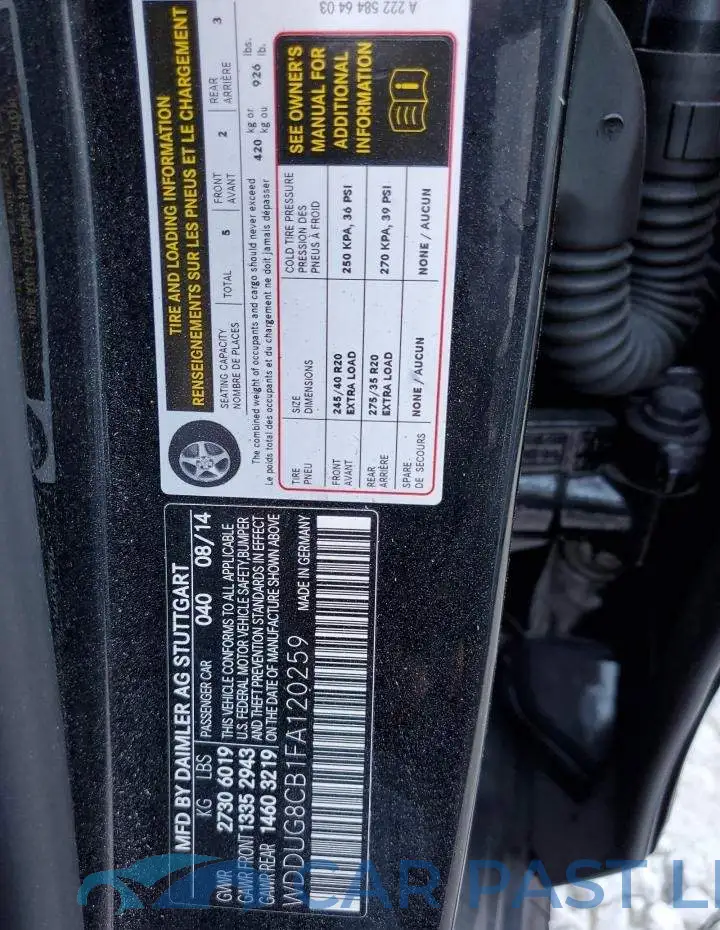 WDDUG8CB1FA120259# 12