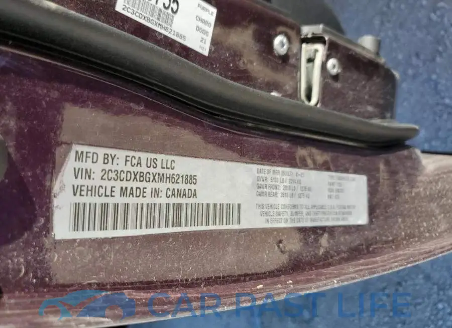 2C3CDXBGXMH621885# 10