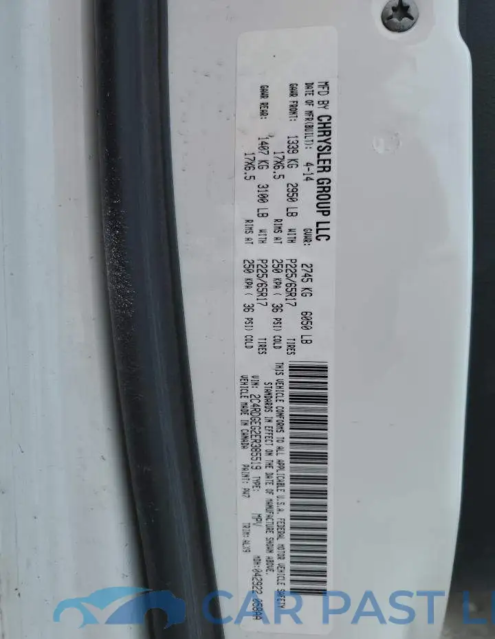 2C4RDGEG2ER385519# 13