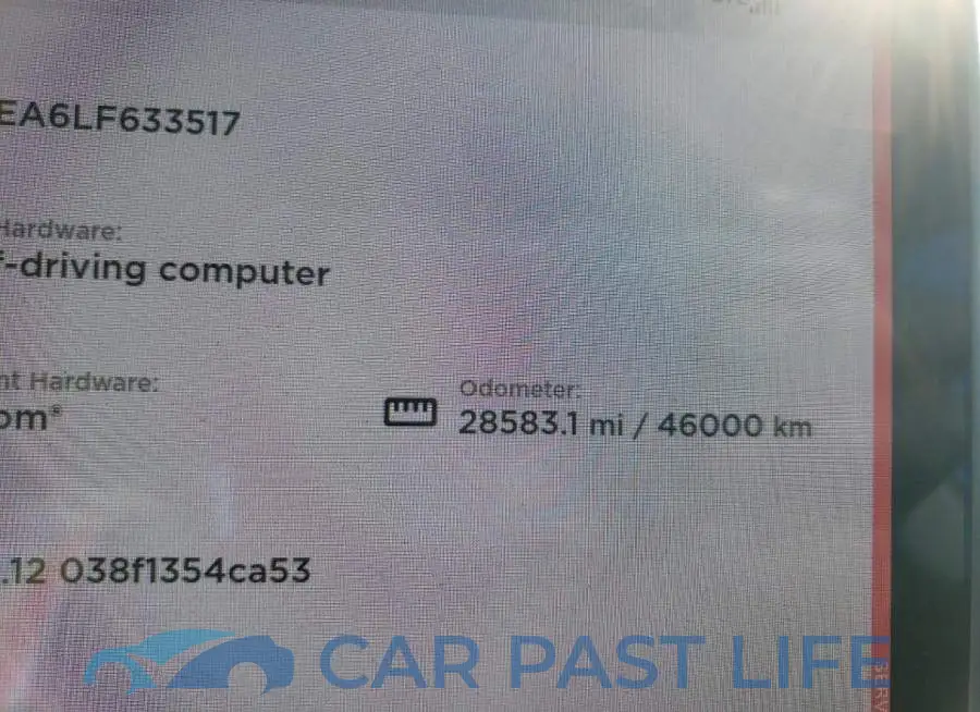 5YJ3E1EA6LF633517# 9