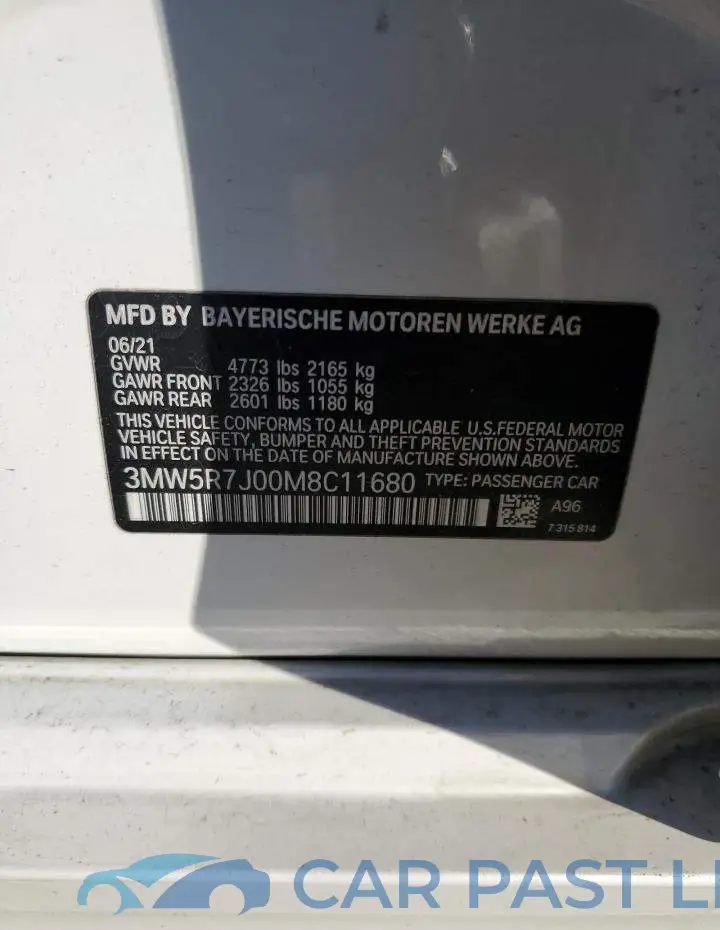 3MW5R7J00M8C11680# 12
