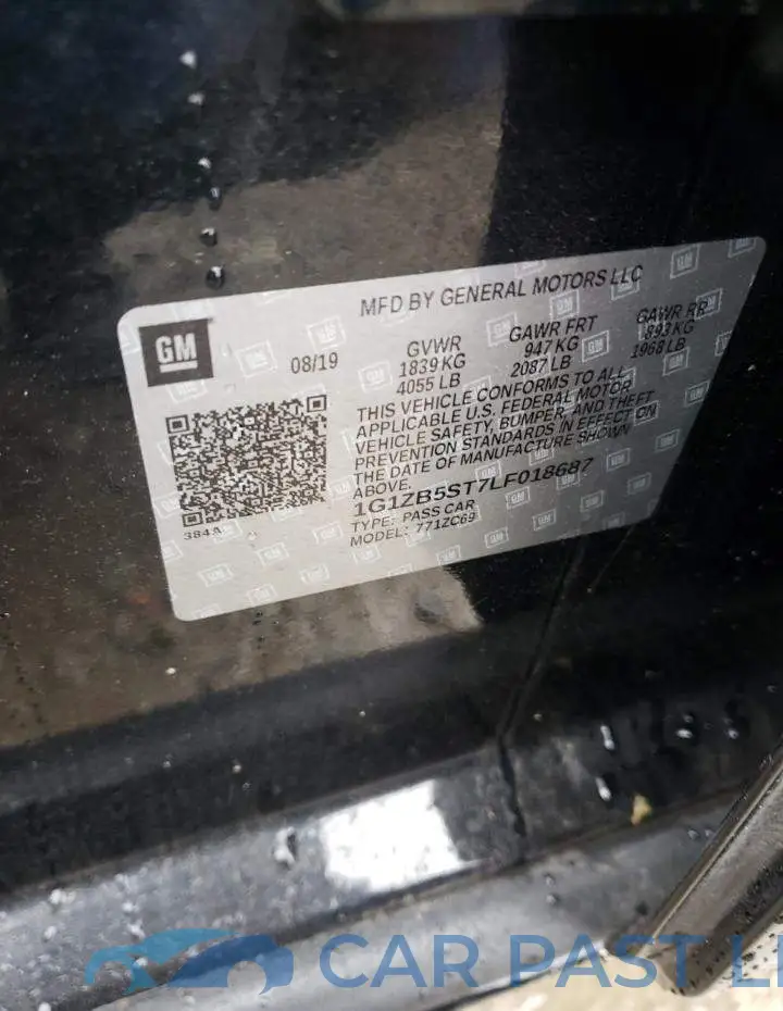 1G1ZB5ST7LF018687# 12