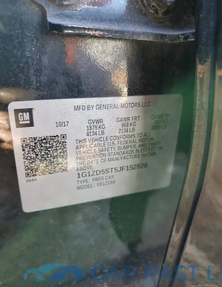 1G1ZD5ST5JF152928# 12