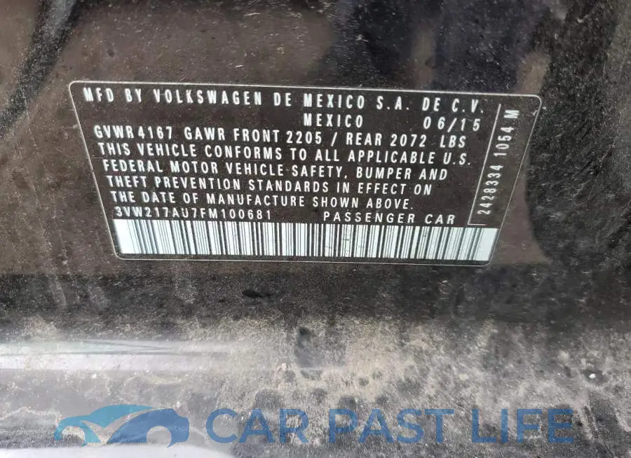 3VW217AU7FM100681# 12