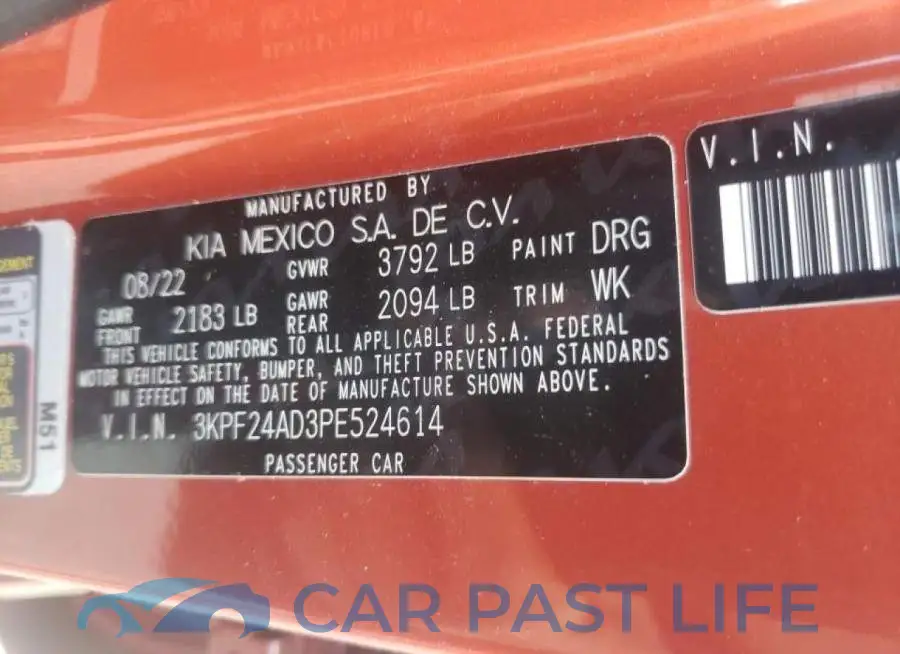 3KPF24AD3PE524614# 10