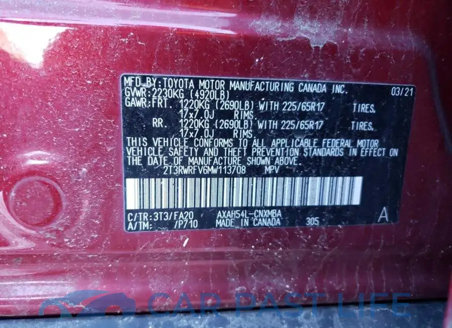 2T3RWRFV6MW113708# 14