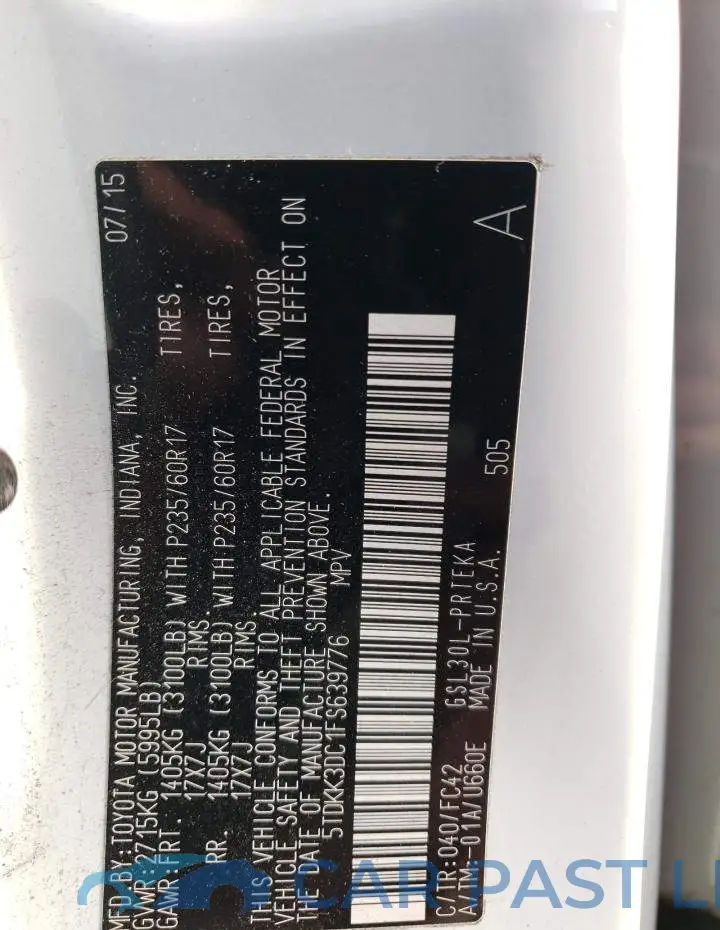 5TDKK3DC1FS639776# 13