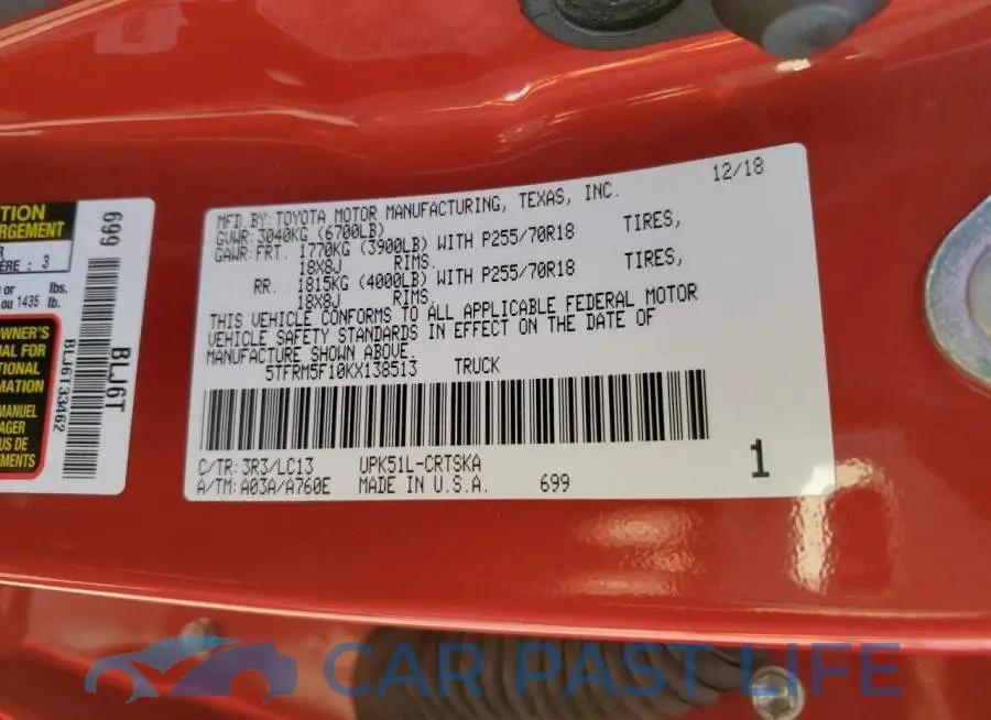 5TFRM5F10KX138513# 12