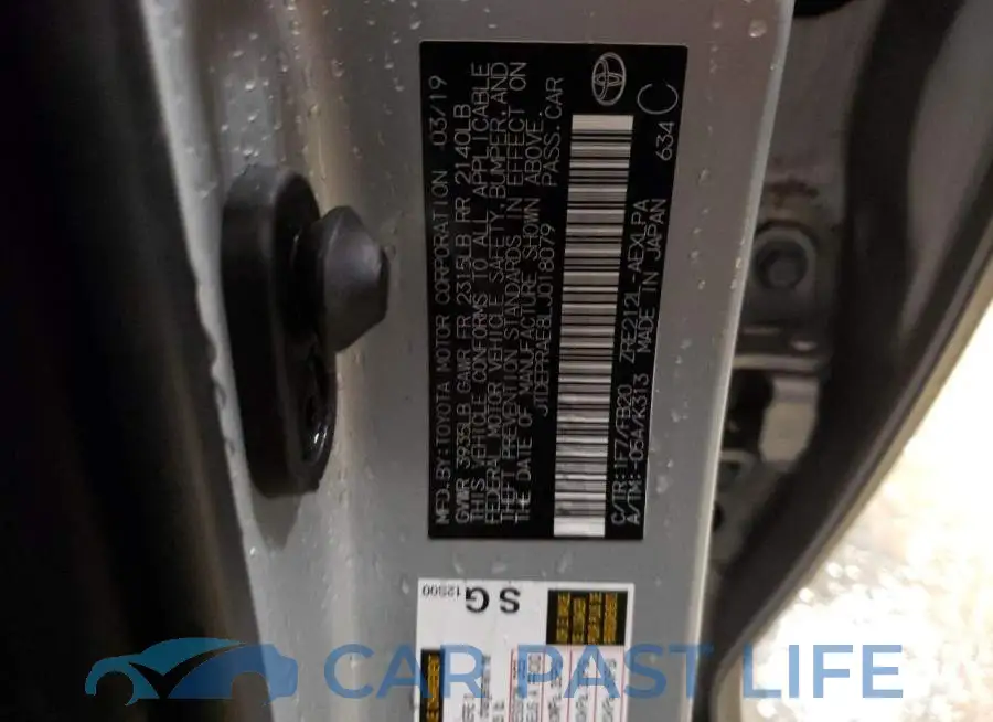 JTDEPRAE8LJ018079# 12