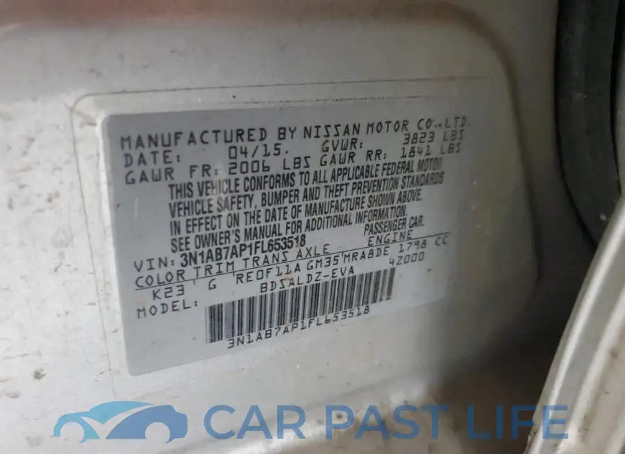 3N1AB7AP1FL653518# 12