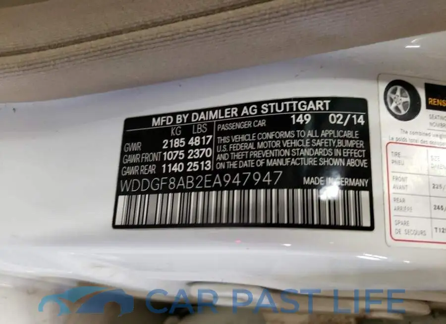 WDDGF8AB2EA947947# 13