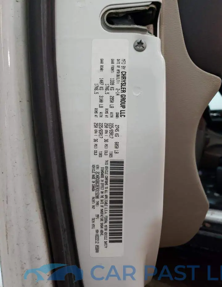 2C4RDGBG3ER315208# 13