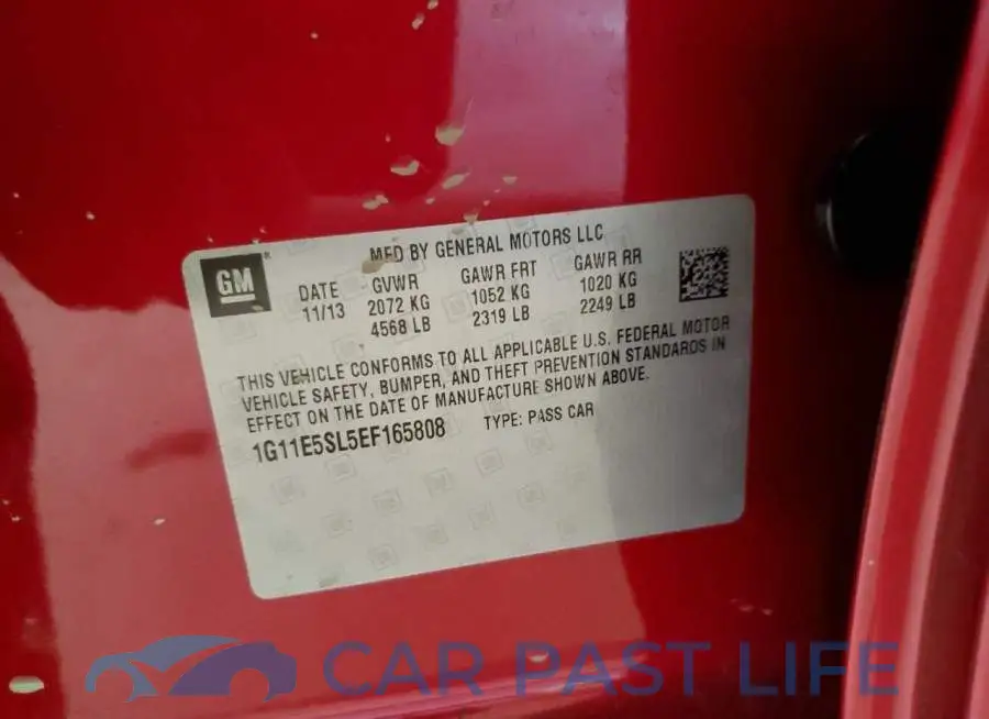 1G11E5SL5EF165808# 13