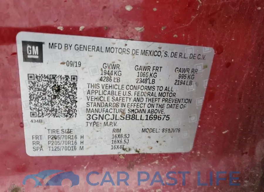 3GNCJLSB8LL169675# 13