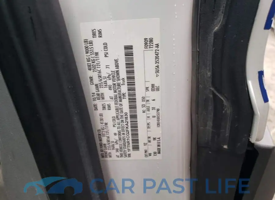 1FTNR1CG2FKA21830# 13
