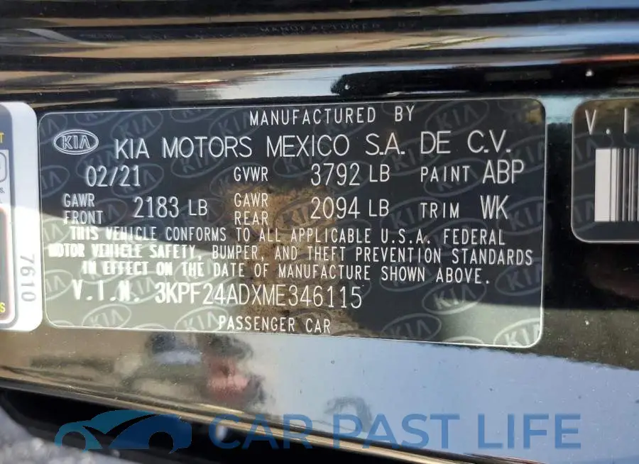 3KPF24ADXME346115# 13