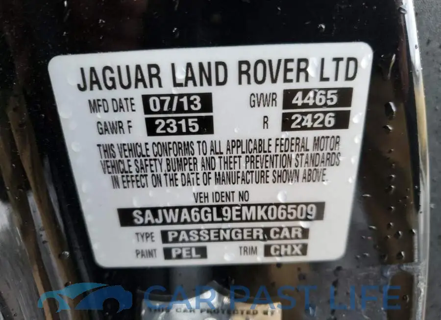 SAJWA6GL9EMK06509# 12