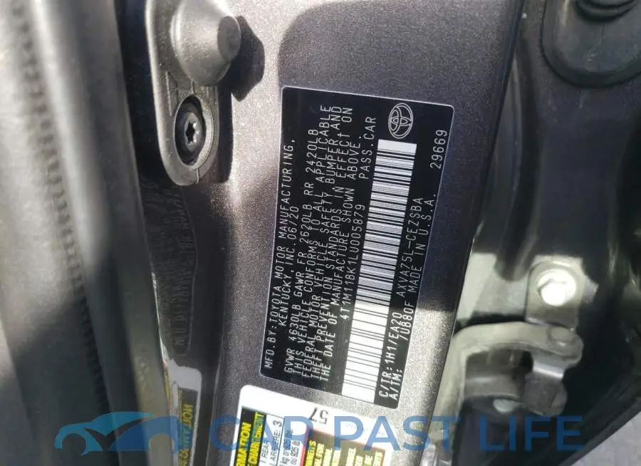 4T1M11BK1LU005879# 12