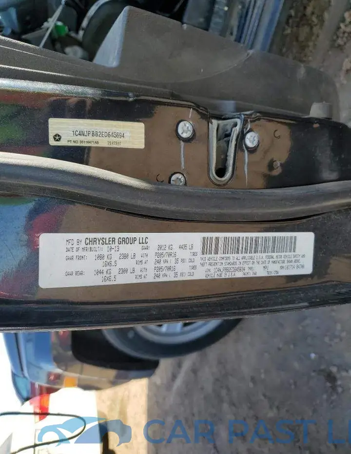 1C4NJPBB2ED645694# 12