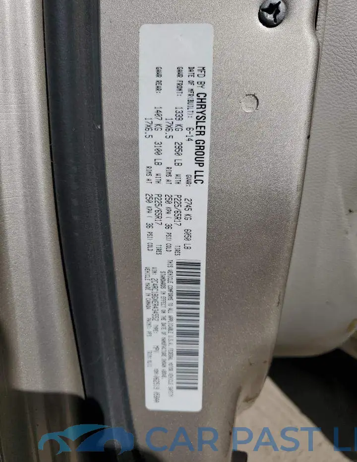 2C4RC1BGXER434552# 14