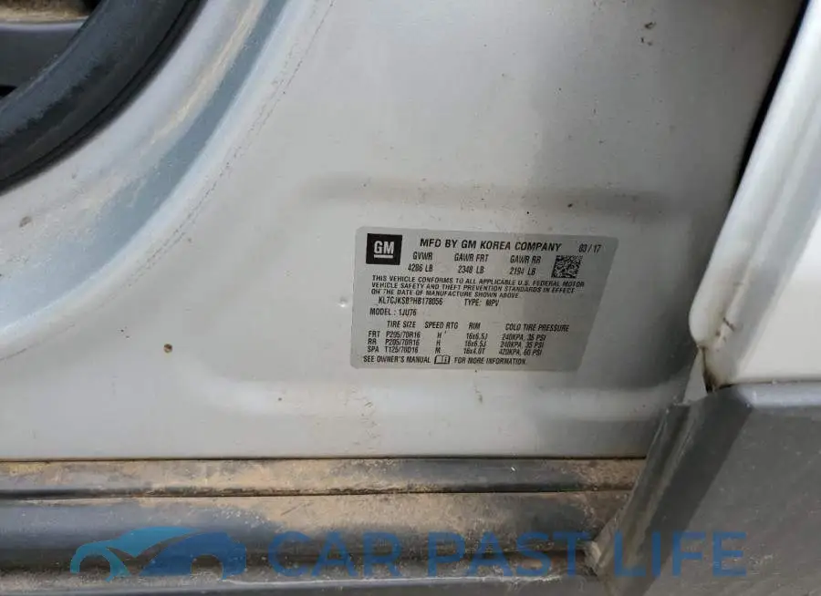 KL7CJKSB2HB178056# 12