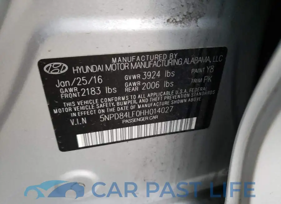 5NPD84LF0HH014027# 12