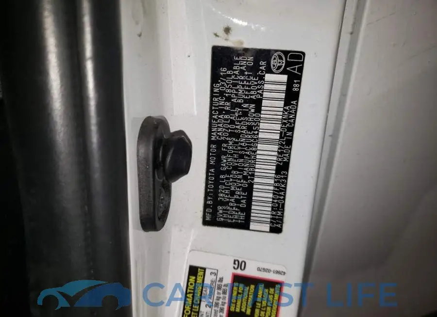 2T1BURHE8GC645500# 12