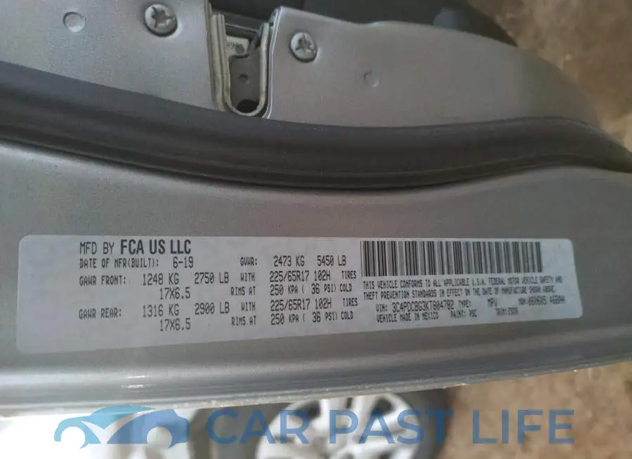 3C4PDCBG3KT804782# 13
